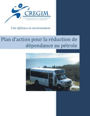 Remplissable En Ligne Rncreq Plan D Action De R Duction De La D