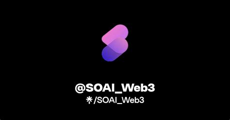 SOAI_Web3 | Twitter, Instagram, Facebook | Linktree