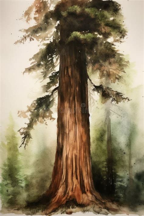 Giant Redwood Tree Stock Image Image Of Branches Park