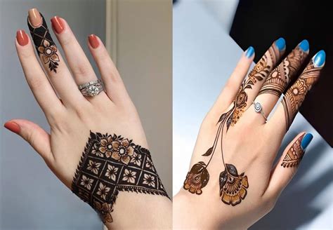 Easy Back Hand Henna Designs