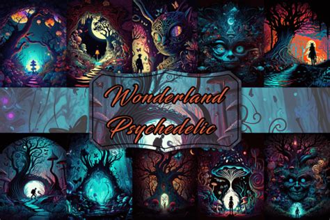 Watercolor Wonderland Psychedelic Graphic By Pamilah Creative Fabrica