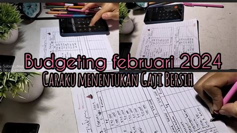 Budgeting Februari 2024 Cara Ku Menentukan Gaji Bersih UmiAdzKi YouTube