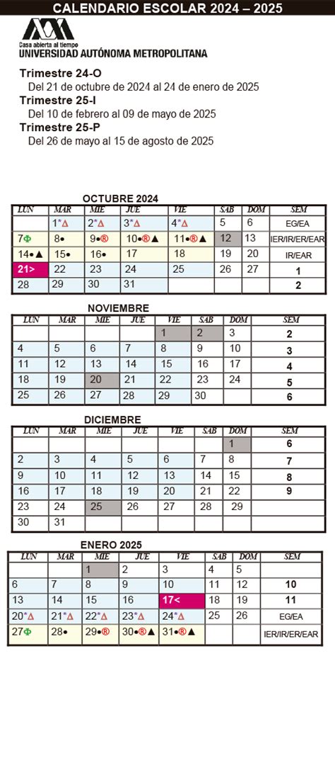 Calendario Uam 2025 Trula Kesley