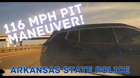 Arkansas State Police Perform 116 MPH PIT TVI Maneuver To End HIGH