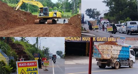 Ancam Keselamatan Pengguna Jalan Aktivitas Dump Truk Pengangkut Tanah