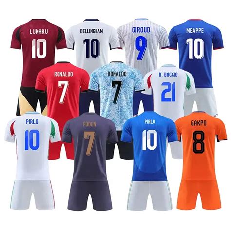 Euro Todo El Equipo Nacional Camiseta De F Tbol Camisetas De