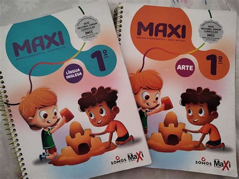 Sistema Maxi 1º Ano Fund Cad 1 Novo Item Infantil Somos Maxi