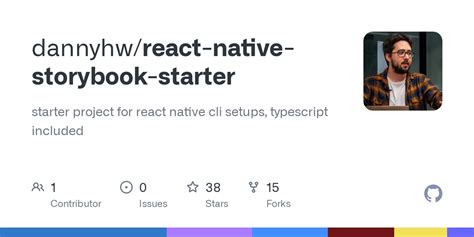 GitHub Dannyhw React Native Storybook Starter Starter Project For