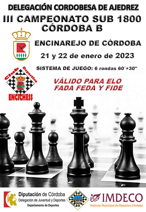 CAMPEONATO DE AJEDREZ SUB 1800 CÓRDOBA B