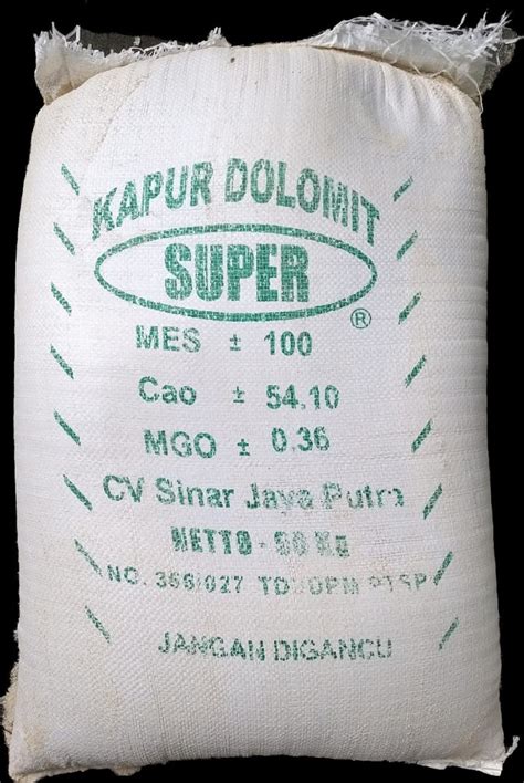 Pupuk Kapur Dolomit Karung 50 Kg Lazada Indonesia