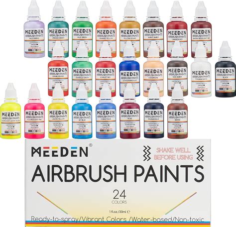 MEEDEN Acrylic Airbrush Spray Paints Water Based Air Brush Model