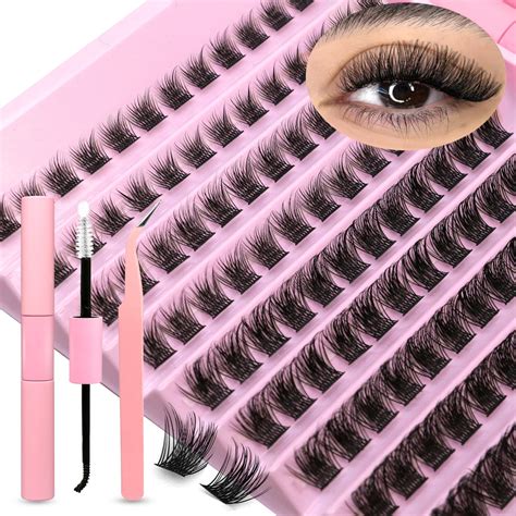 GROINNEYA DIY Kit De Extens O De C Lios Lashes Individuais Cluster Mix