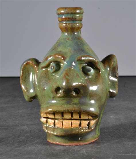 At Auction Marvin Bailey Marvin Bailey Pottery Miniature Face Jug