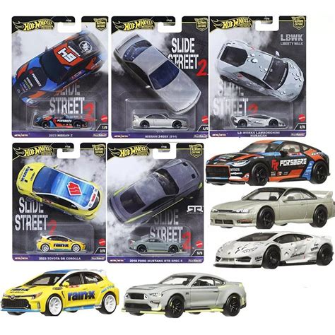 Машинка коллекционная Mattel Hot Wheels Premium Car Culture FPY Slide Street шт в комплекте