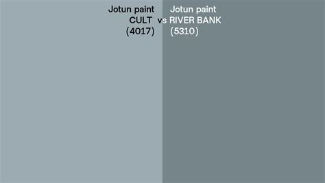 Jotun Paint CULT Vs RIVER BANK Side By Side Comparison