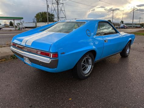 1968 Amc Amx Coupe Blue Rwd Automatic For Sale Amc Amx 1968 For Sale