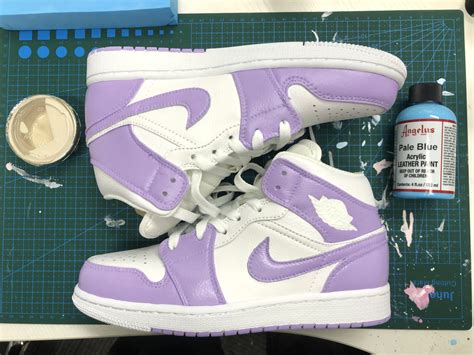 Custom Jordan 1 Purple Lilaccustom