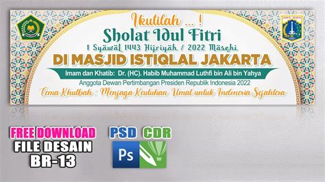 Desain Banner Sholatidulfitri H Desain Spanduk Sholat Idul