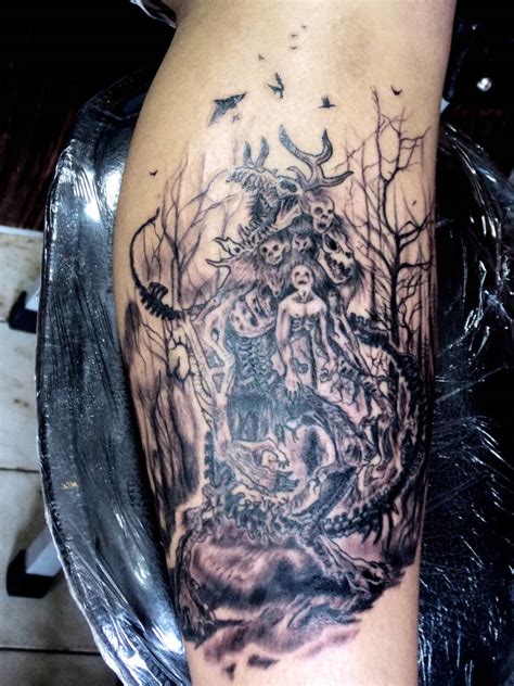 Wendigo tattoo by eder1985 on DeviantArt