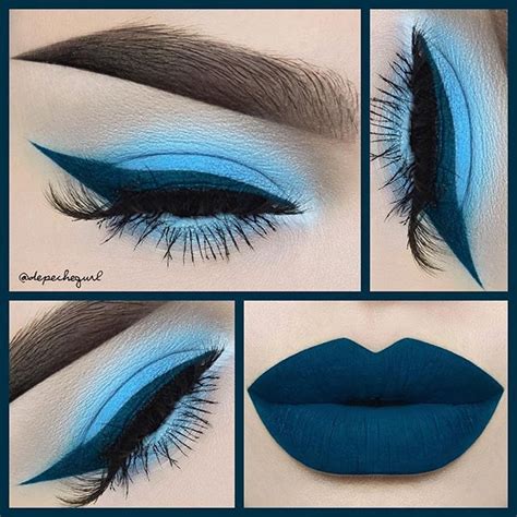 21 Bold Blue Makeup Looks Blue Makeup Looks Artistry Makeup Eye Makeup