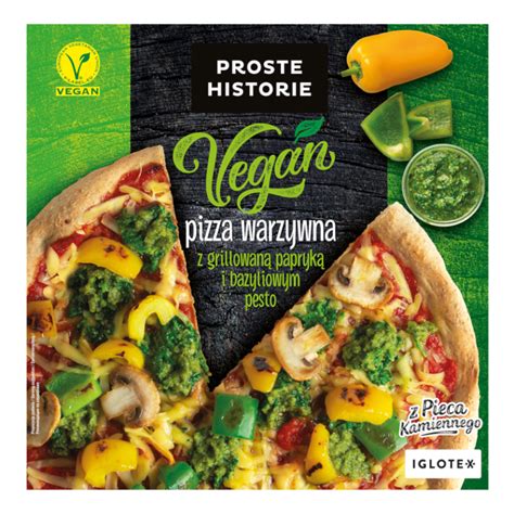 Vegan Pizza Warzywna Z Grillowan Papryk I Bazyliowym Pesto Proste