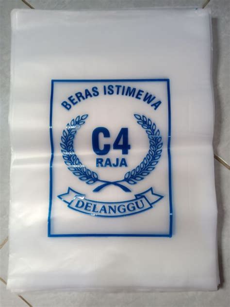 Plastik Kemasan Beras Kg Sablon Lazada Indonesia