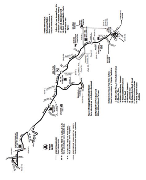 Marta Bus Route No Howell Mill Road To Cumberland In Atlanta