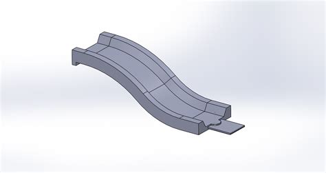 File Versions Complete And Splitted Bridge Track Jump Hot Wheels STL File For Cults