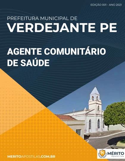 Apostila Agente Comunitário de Saúde Pref Verdejante PE 2021 Mérito