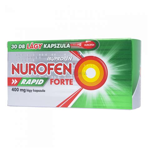 Nurofen Rapid Forte Mg L Gy Kapszula Db Online V S