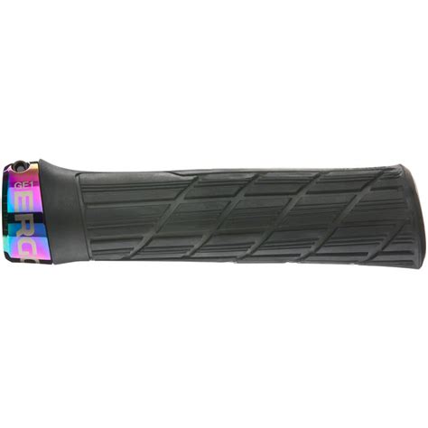 Ergon GE1 Evo Factory Grips Frozen Stealth Oil Slick Lock On Pedal