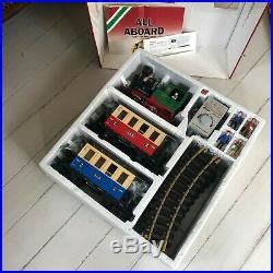 LGB 23301 US Passenger Train Set 1992 With 2 Cars 4 Extra People G