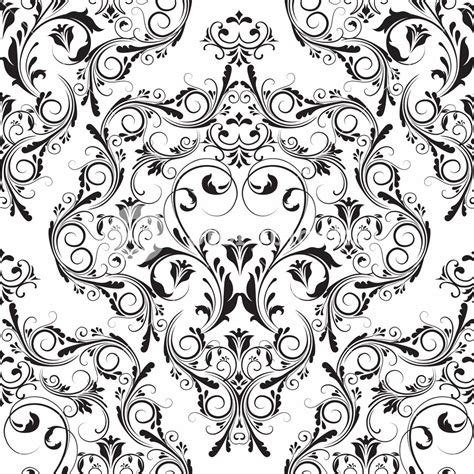 Vector Damask Seamless Pattern Royalty Free Stock Image Storyblocks