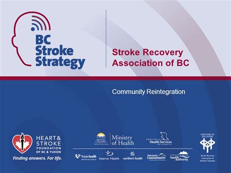 Stroke Recovery Association Of Bc Community Reintegration Ppt Download