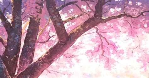 В парке под сакурой | Пикабу