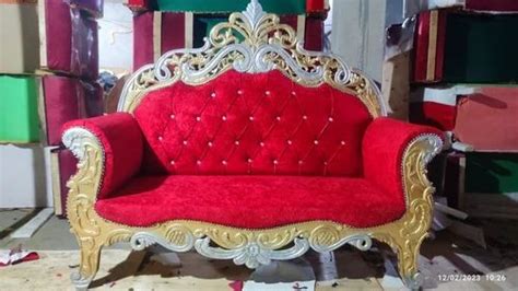 Red Wooden Wedding Sofa At Rs 11500 In New Delhi ID 2850378633888