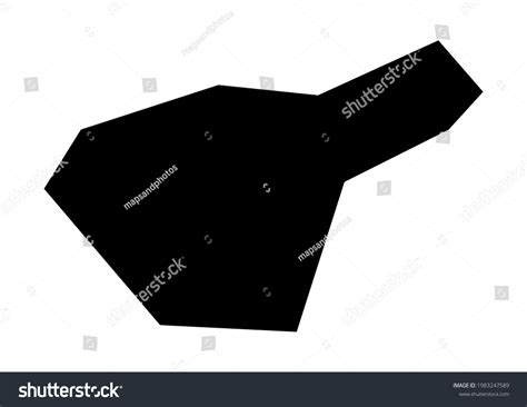 Fully Editable Detailed Vector Map File Stock Vector (Royalty Free ...