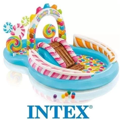 Centro De Juegos Inflable Alberca Piscina Resbaladilla Intex Envío gratis