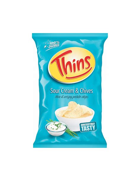 Thins Sour Cream And Chives G X