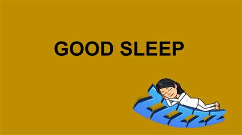 How To Get Good Sleep Youtube