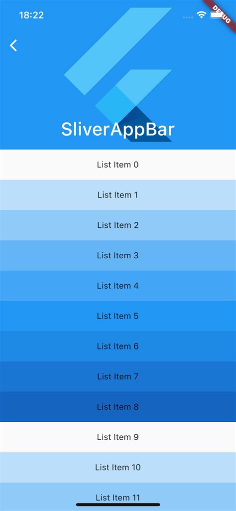 Flutter Flutter Widget Of The Week Sliverappbar Sliverlist