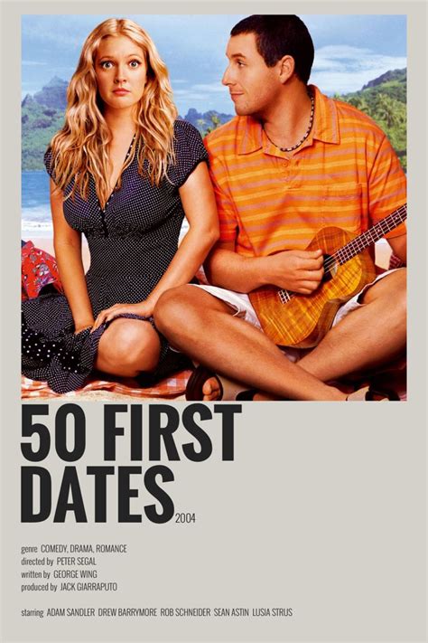 Minimalist Poster 50 First Dates Movie Posters Minimalist Film