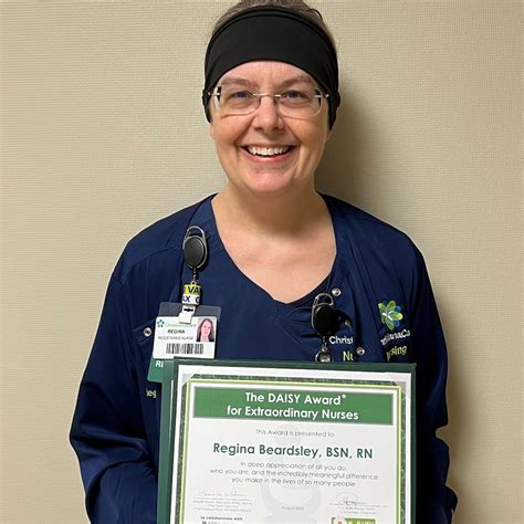 Regina Beardsley Honored With Daisy Award For Extraordinary Nurses