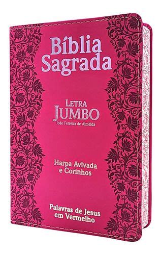 Bíblia Letra Extra Gigante Jumbo Harpa Capa Couro Índice R 76 89