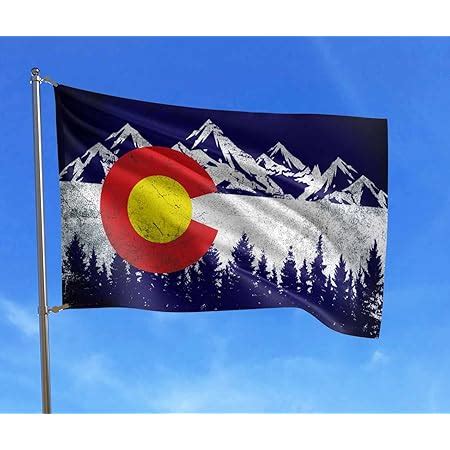 Amazon Colorado Flag Mountain Flags Banner 3x5 Ft Colorado C