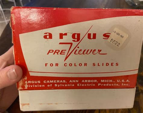 Vintage Argus Previewer For Color Slides No 660 Slide Viewer Etsy