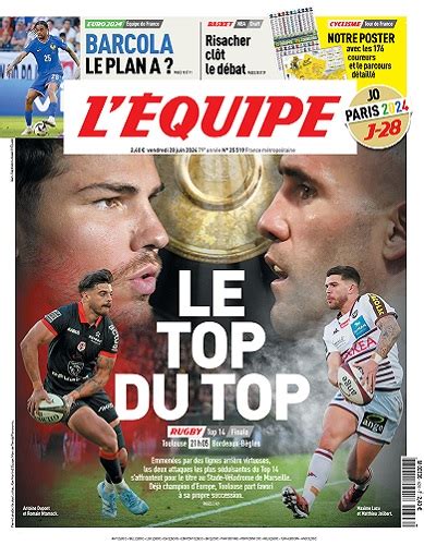 L Equipe Du Vendredi 28 Juin 2024 Télécharger Des Magazines Journaux