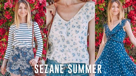 Sezane Summer Haul Unboxing And Try On Youtube