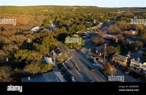 4k Texas Hill Country Small Town Texas Wine Drone View Old Kyle Road Stock Video Footage Alamy