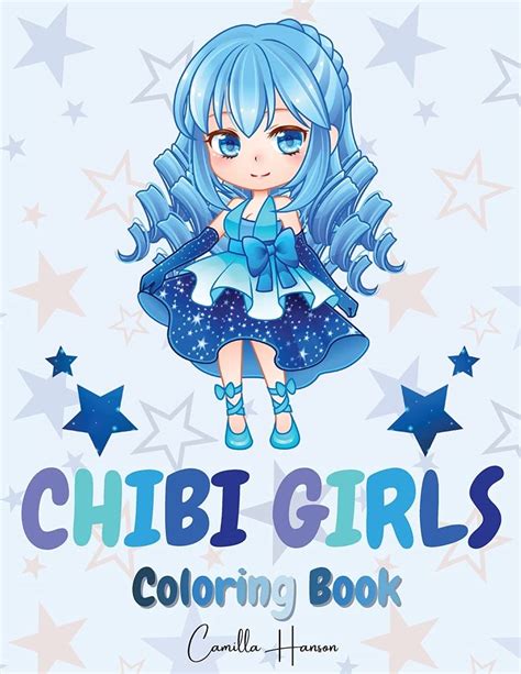 Chibi Girls Coloring Book Lovable Kawaii Girls Cute Japanese Manga